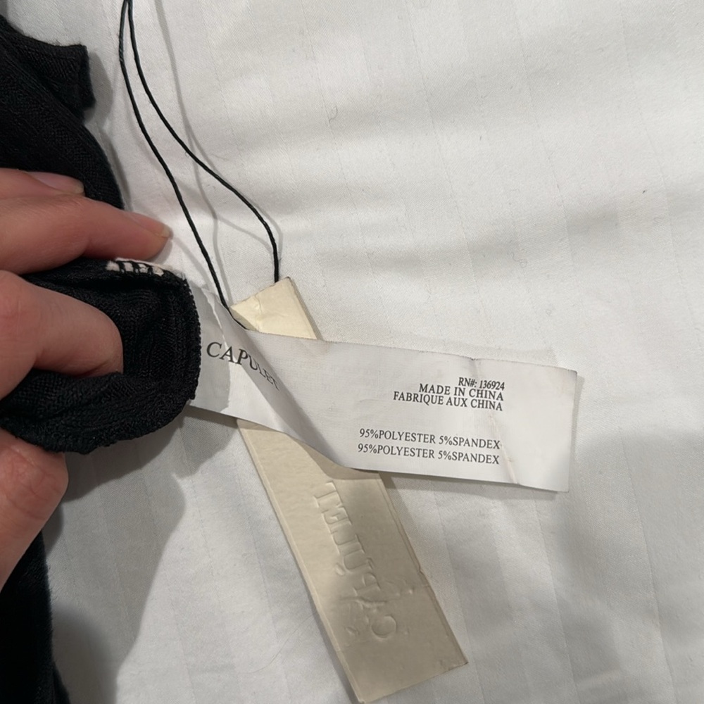 NWT‎ Capulet Cut Out Turtleneck Dress-Black - Picture 6 of 6